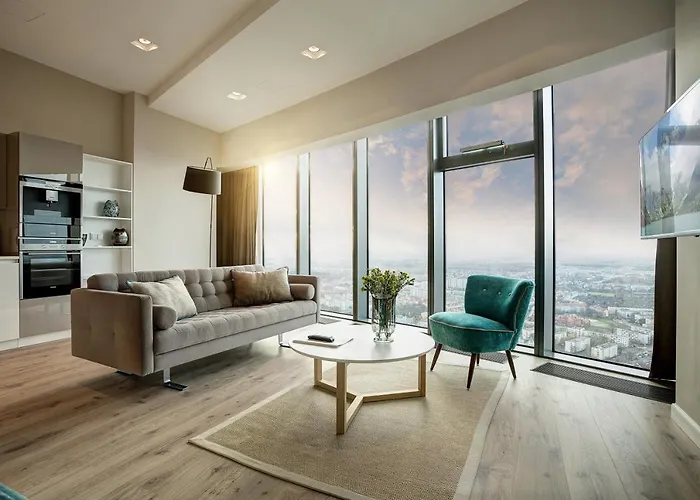 Apartamenty Z Jacuzzi W Sky Tower 公寓